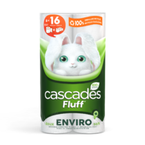 cascades fluff enviro 8 rolls bathroom tissue