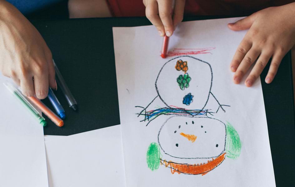 5 good deeds for Christmas : make a drawing for the bus driver