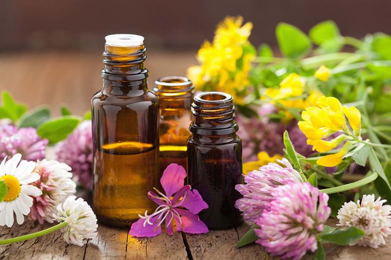 Essential oils scents for aromatherapy