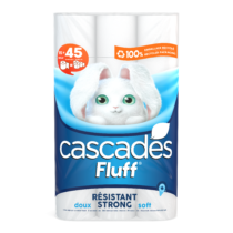 cascades fluff strong 15 rolls bathroom tissue