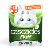 papier hygiénique cascades fluff enviro 24 rouleaux