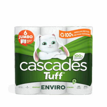 cascades tuff enviro 6 jumbo rolls paper towel