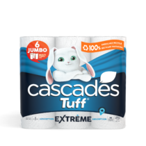 cascades tuff xtreme 6 jumbo rolls paper towel